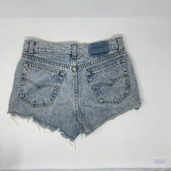 Vintage Levi’s 501 Acid Wash destroyed Shorts Sz 29