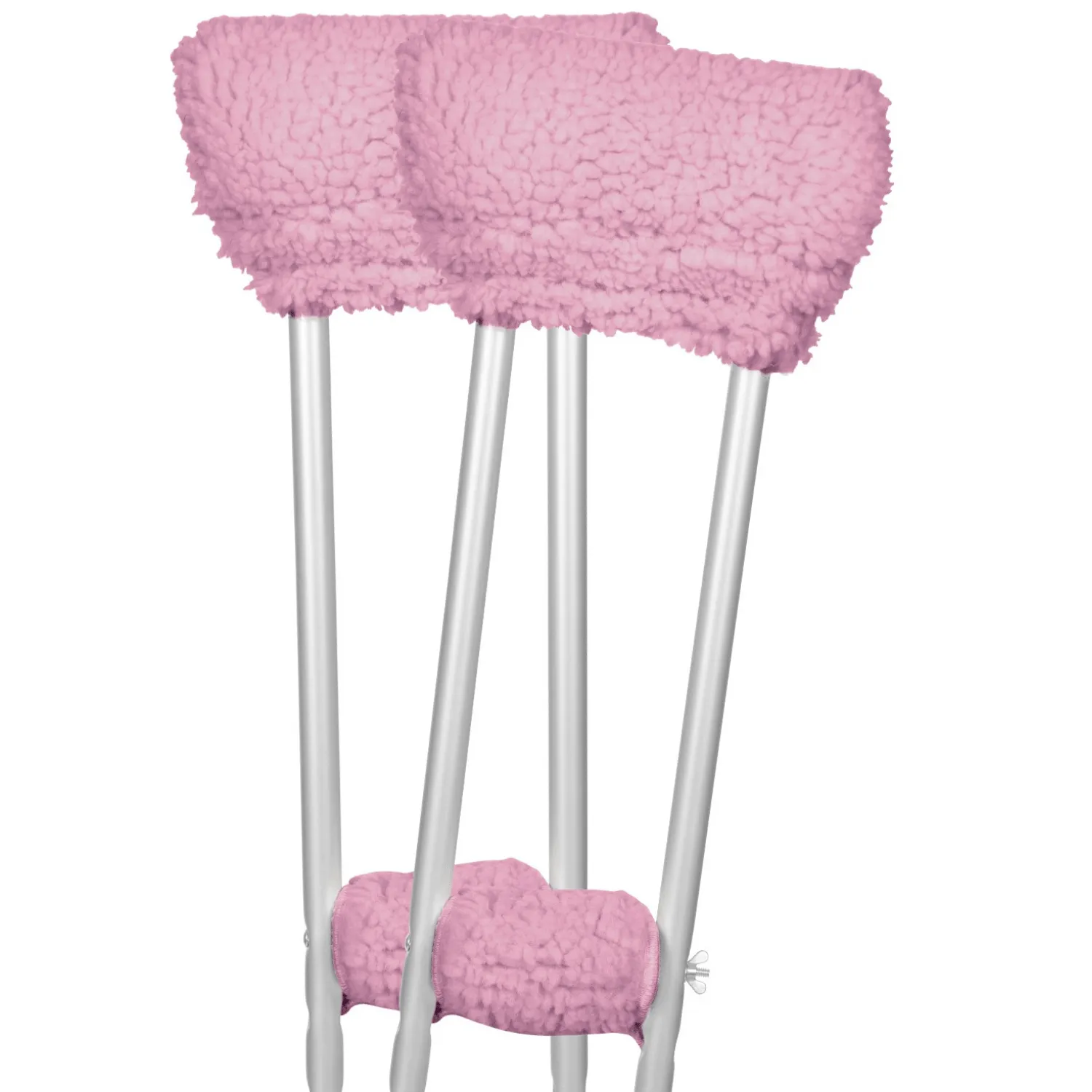 Vive Sheepskin Crutch Pads