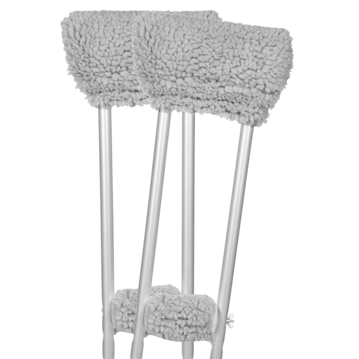 Vive Sheepskin Crutch Pads