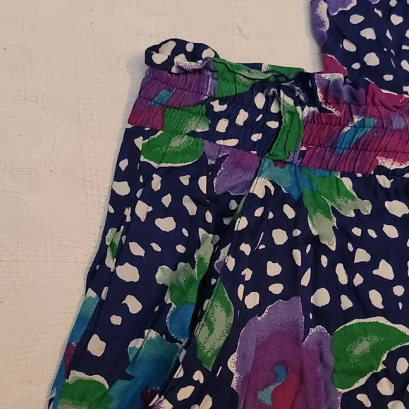 VTG short set granny core, shorts &amp; top, two piece set elastic waist 90's