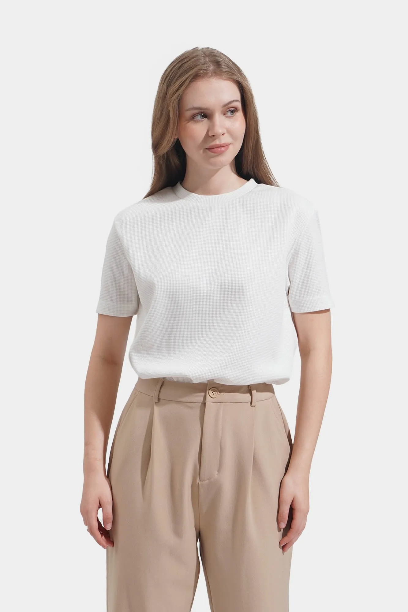 Waffle Relaxed Tee