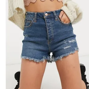 WE THE FREE CRVY Vintage High Rise Denim Shorts