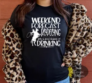 Weekend Rodeo & Drinking Western Women's T-Shirt
