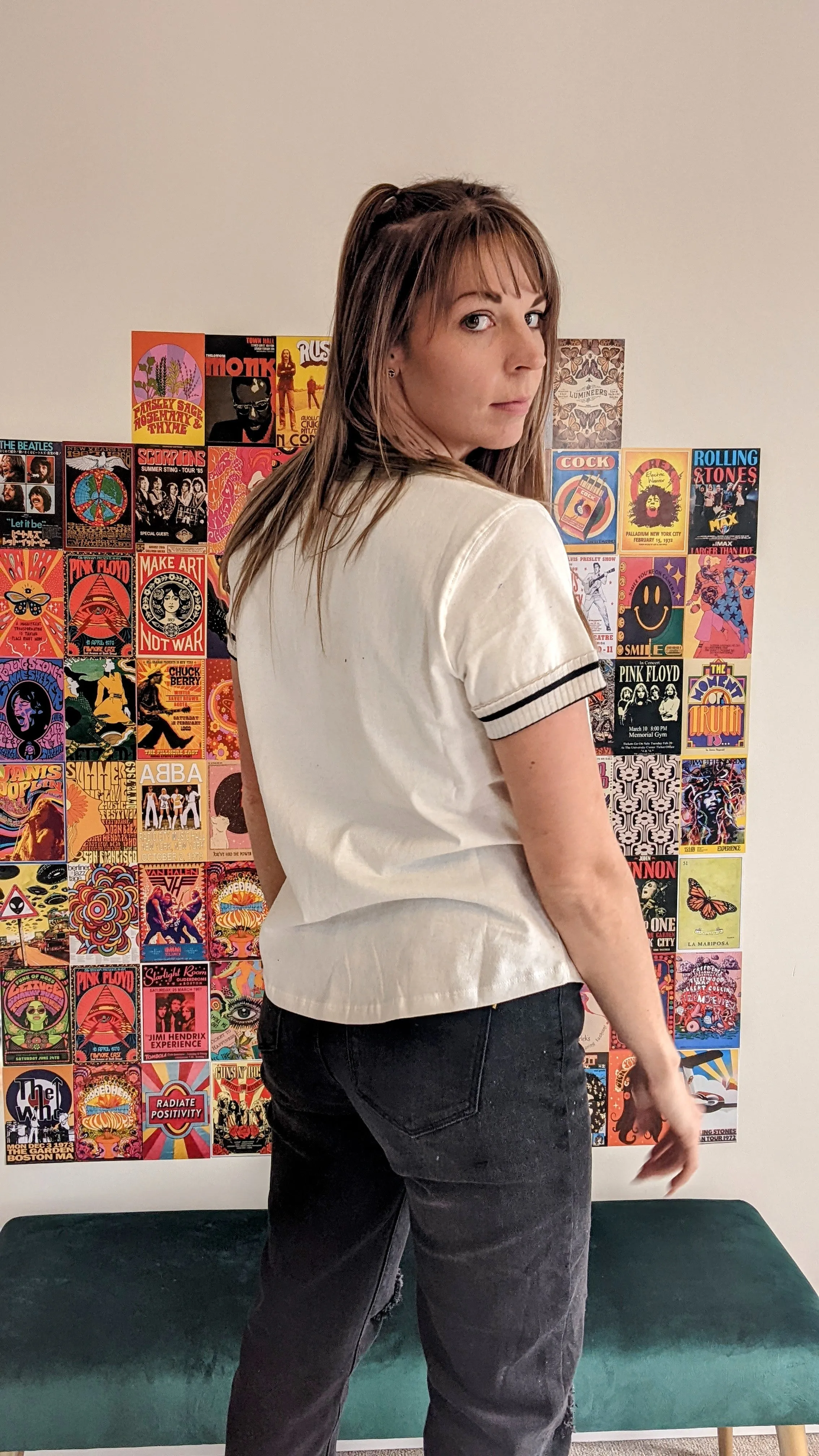 Wishful Thinking vintage white tee
