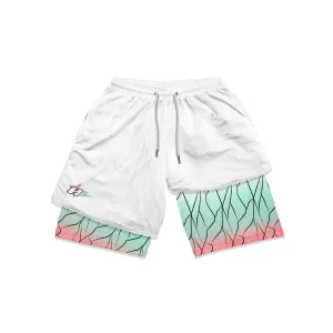 Wisteria Poison Compression Shorts