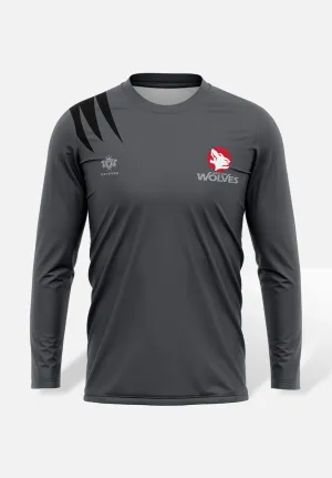 Wolves Training Longsleeve Shirts Unisex Grey