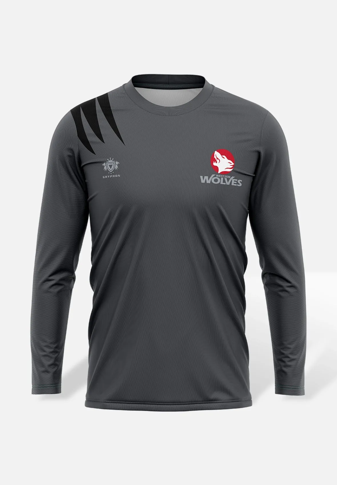 Wolves Training Longsleeve Shirts Unisex Grey