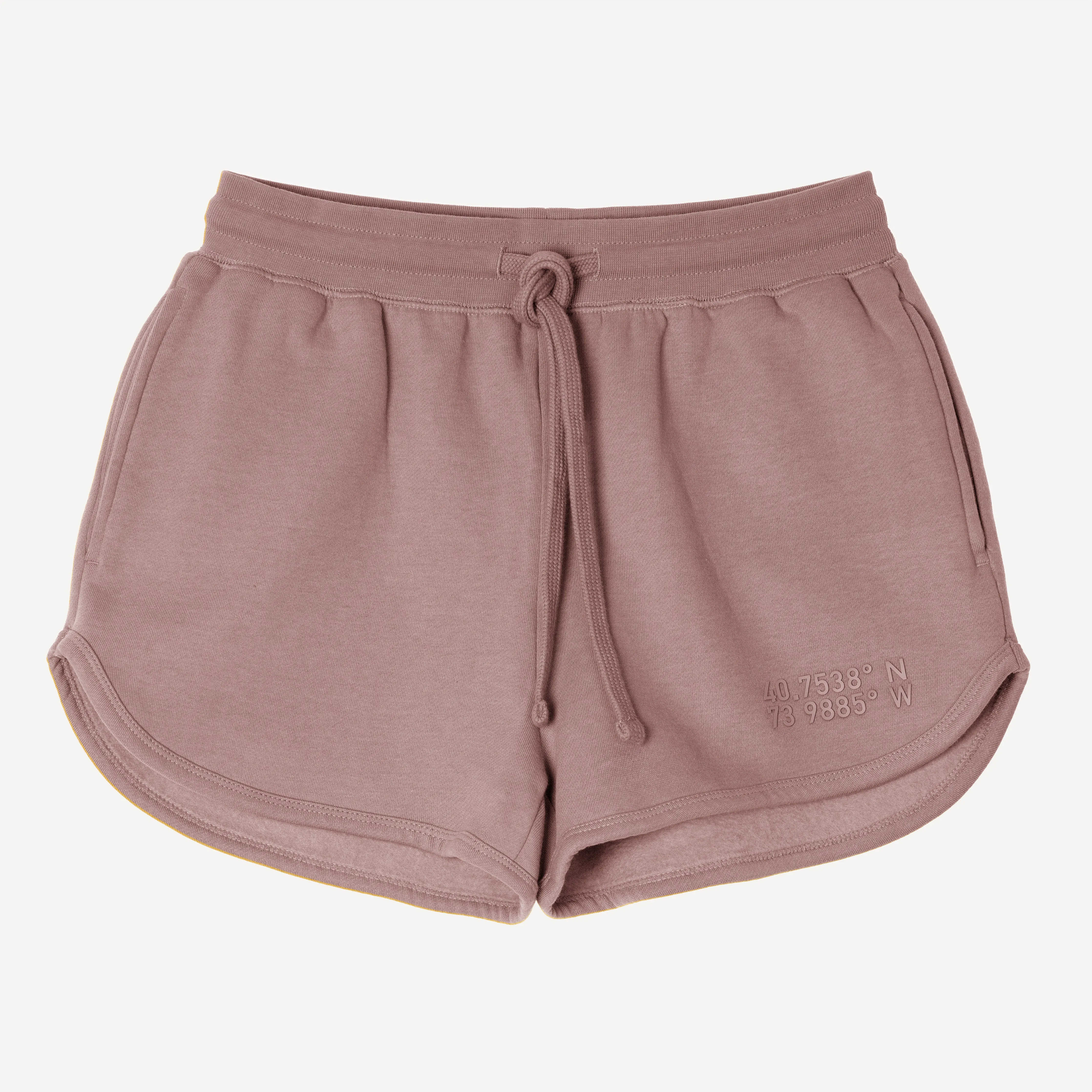 Womens Fleece Dolphin Shorts - Antler
