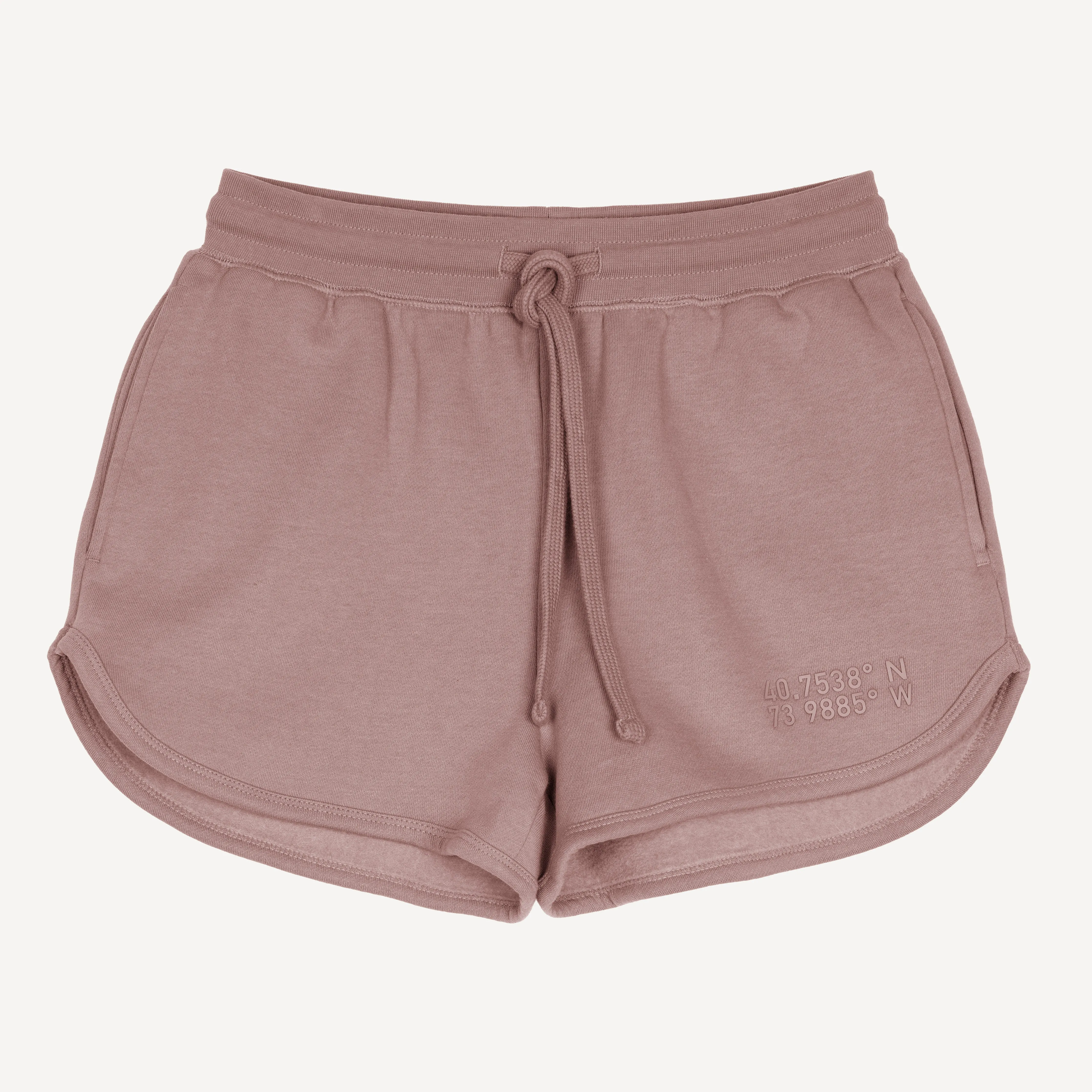 Womens Fleece Dolphin Shorts - Antler