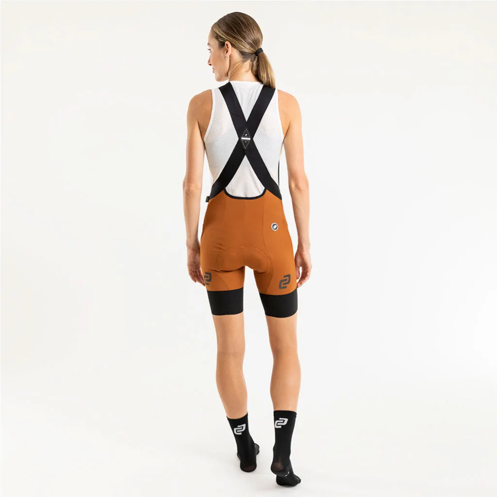 Women's Supremo Bib Shorts (Rust)