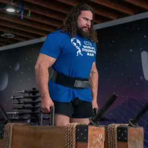 World's Strongest Man T-Shirt 2024 - Blue