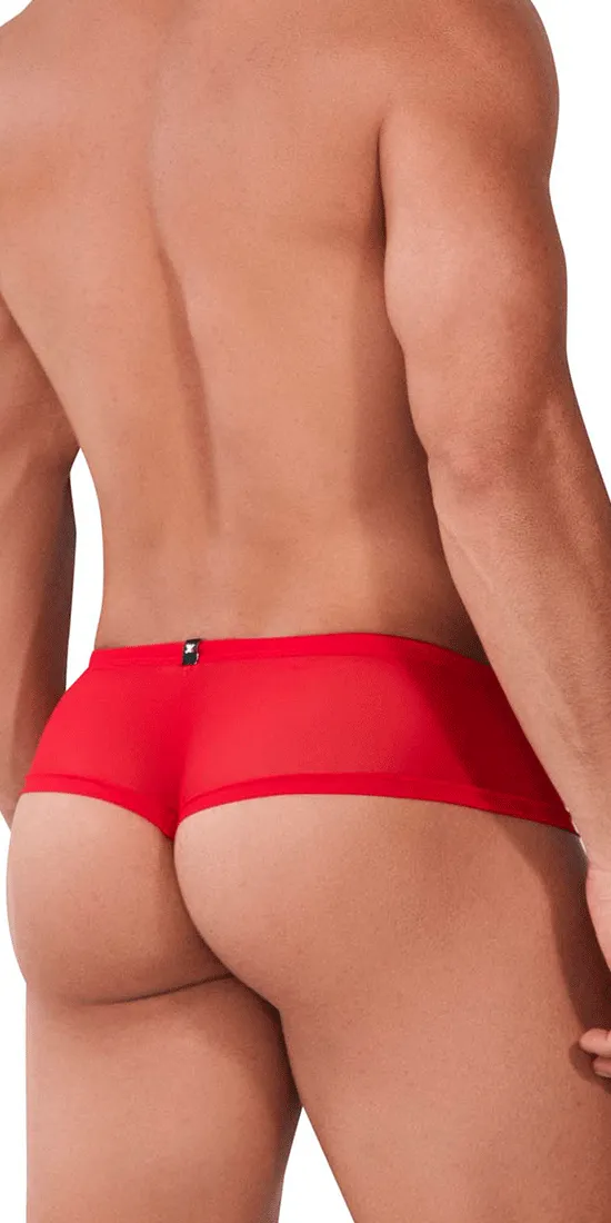 Xtremen 91154 Tulle Mesh Trunks Red