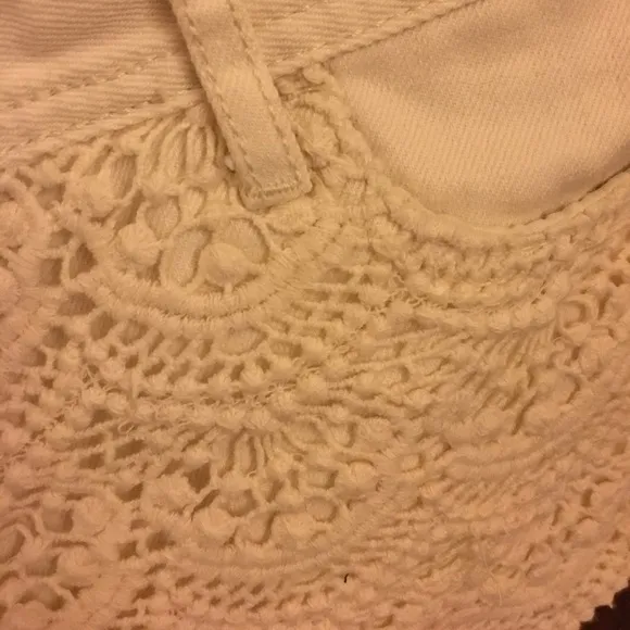 Y2K Hollister Co. Crochet Front Short Shorts