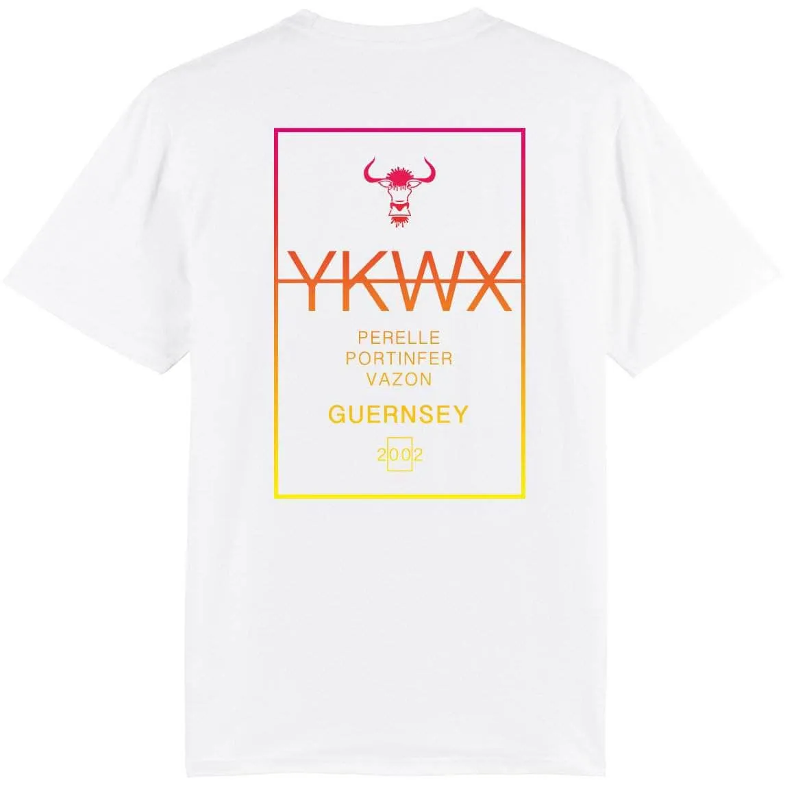 Yakwax Line Up T-Shirt - White/Fire