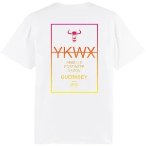 Yakwax Line Up T-Shirt - White/Fire