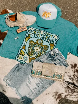 Yeehaw Groovy Tee