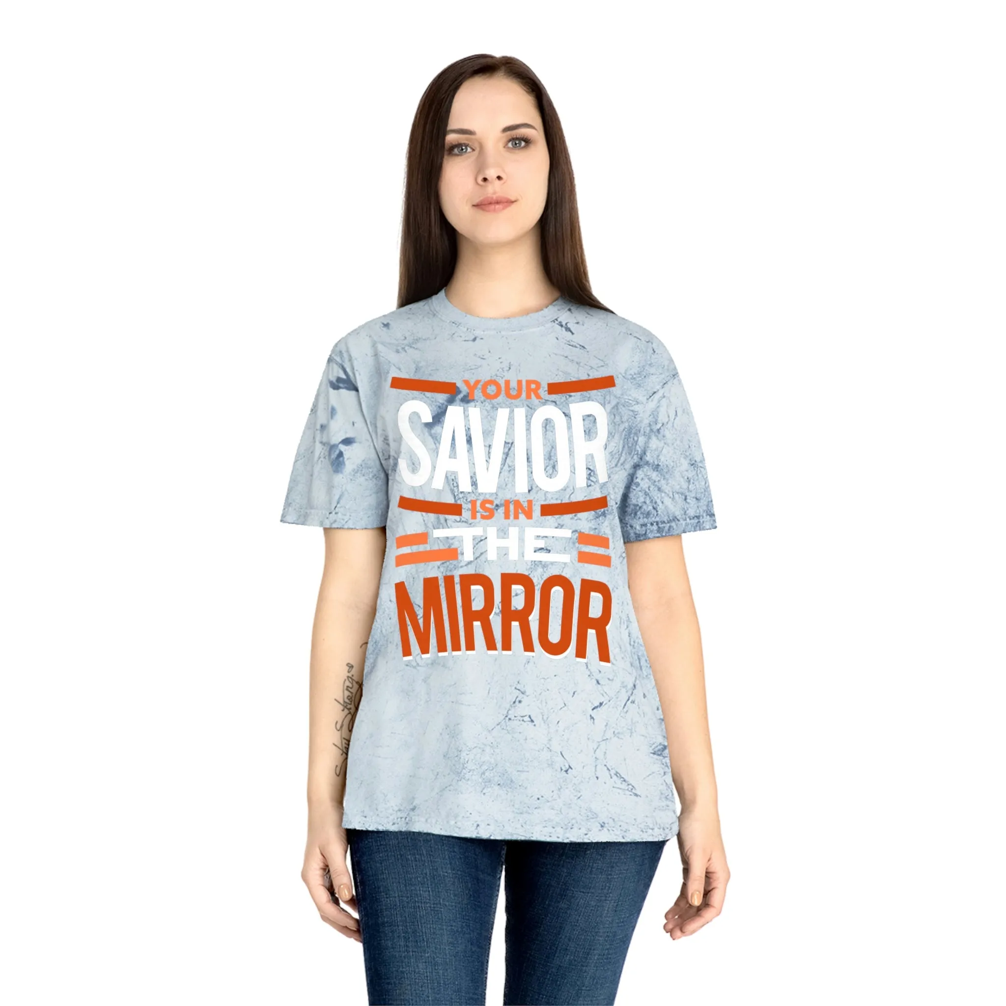 Your Savior Is In The Mirror Color Blast T-Shirt