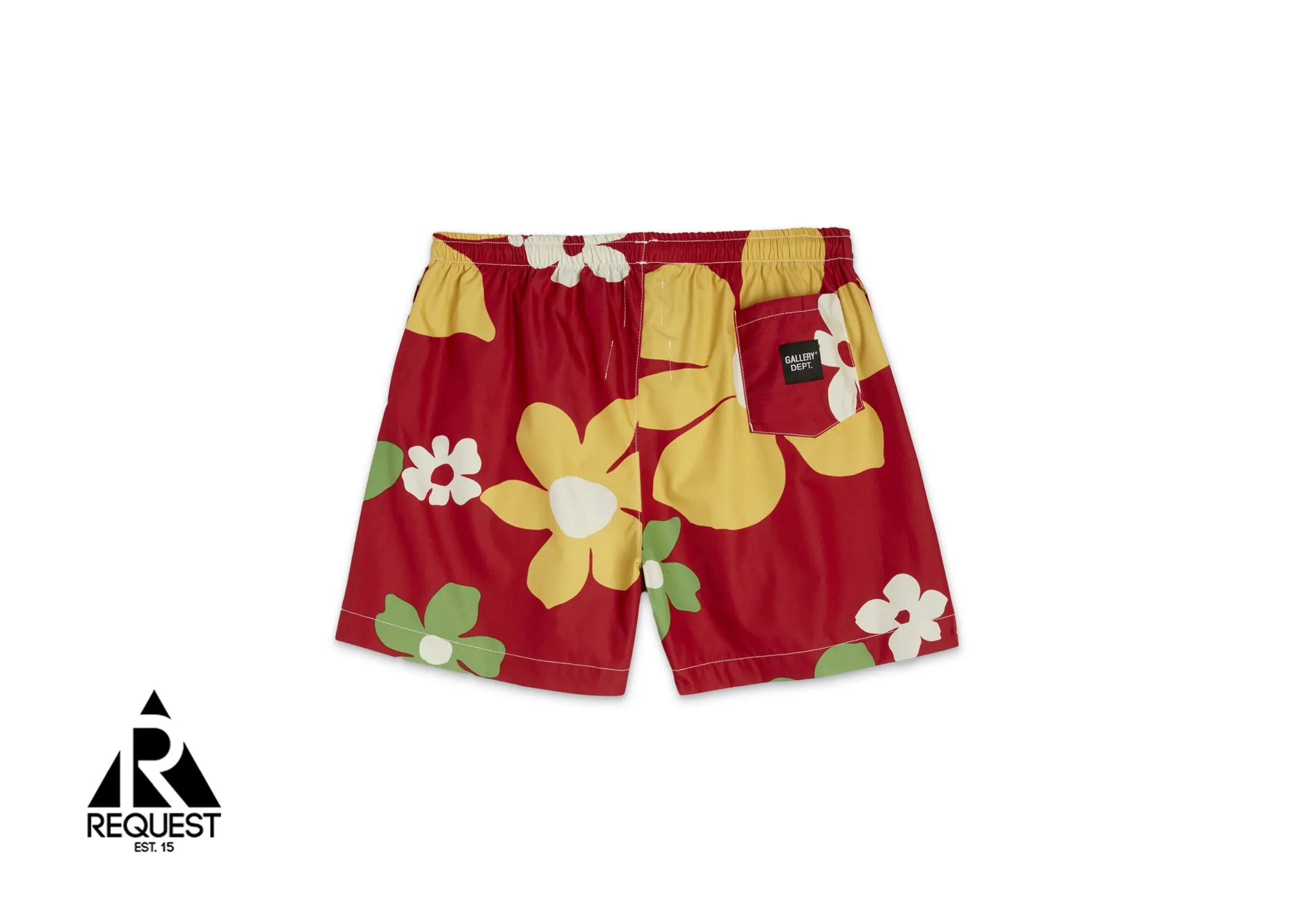 Zuma Floral Shorts "Red"