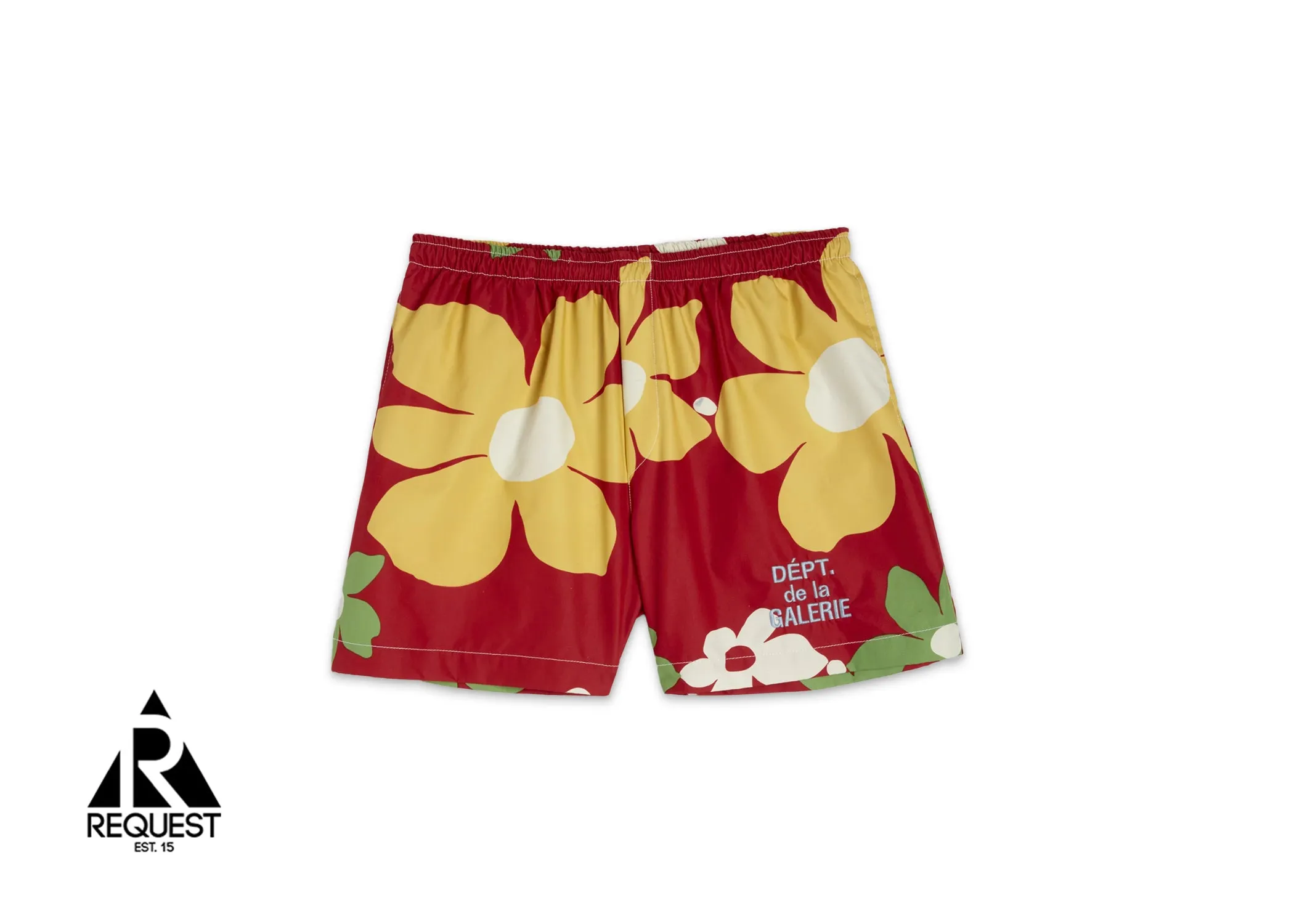 Zuma Floral Shorts "Red"